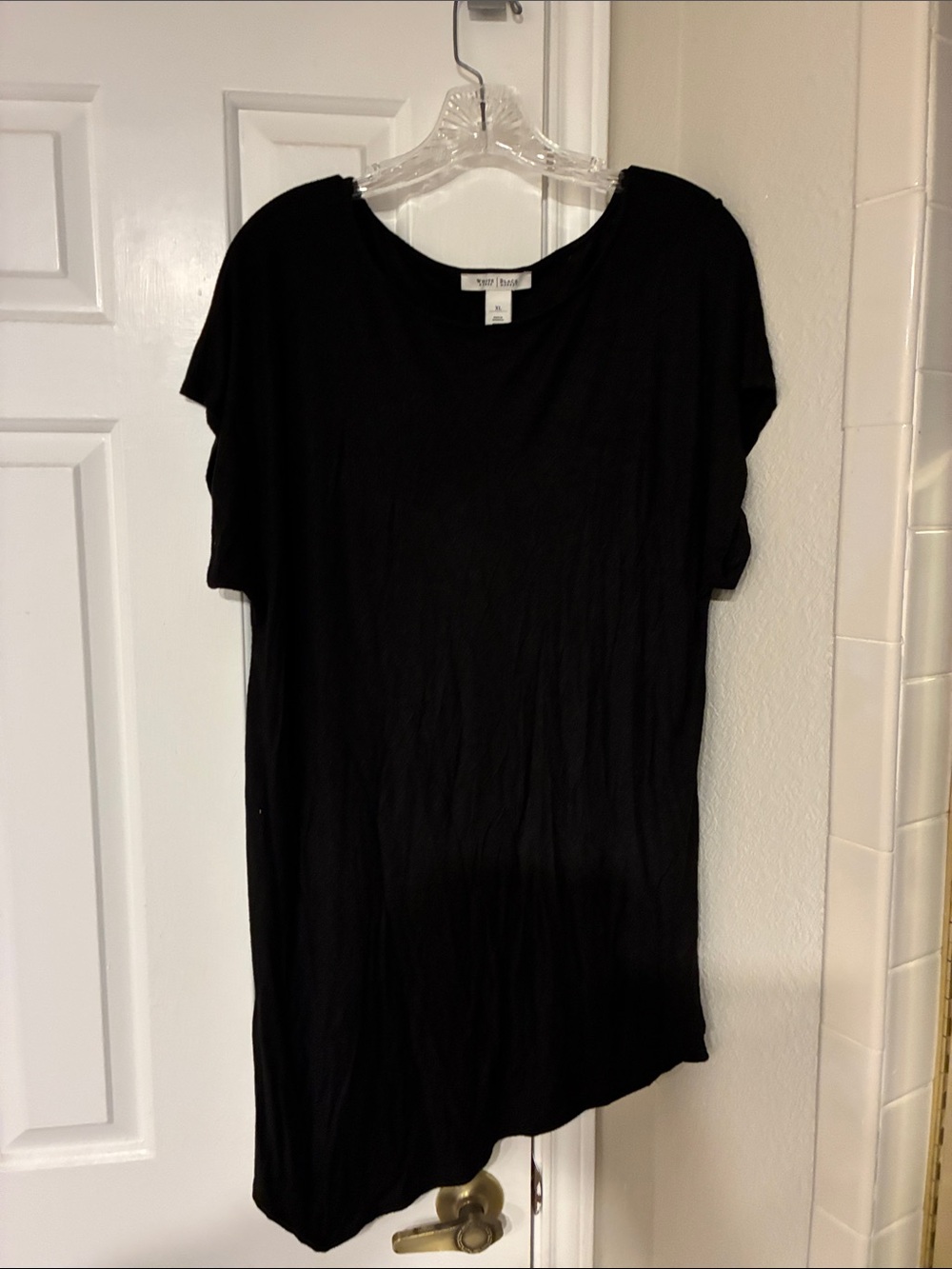White House Black Market Black Short Sleeve Tee